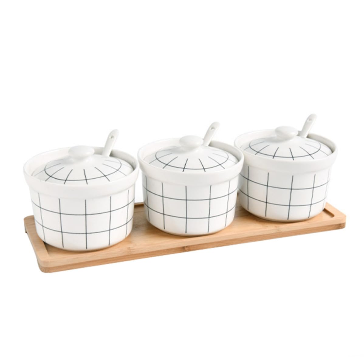 Tarros de cerámica para especias SECFOU que organizan tu cocina con un toque nórdico elegante