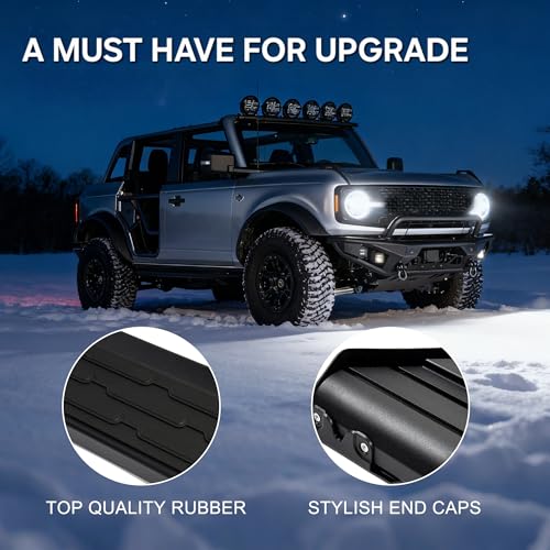 Estribos laterales aluminio para Ford Bronco 2021-2026 miniatura 3