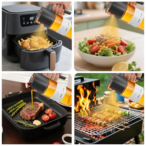 Save 15% on LAKUMIQI 2-in-1 Oil Sprayer - 17oz Glass Bottle