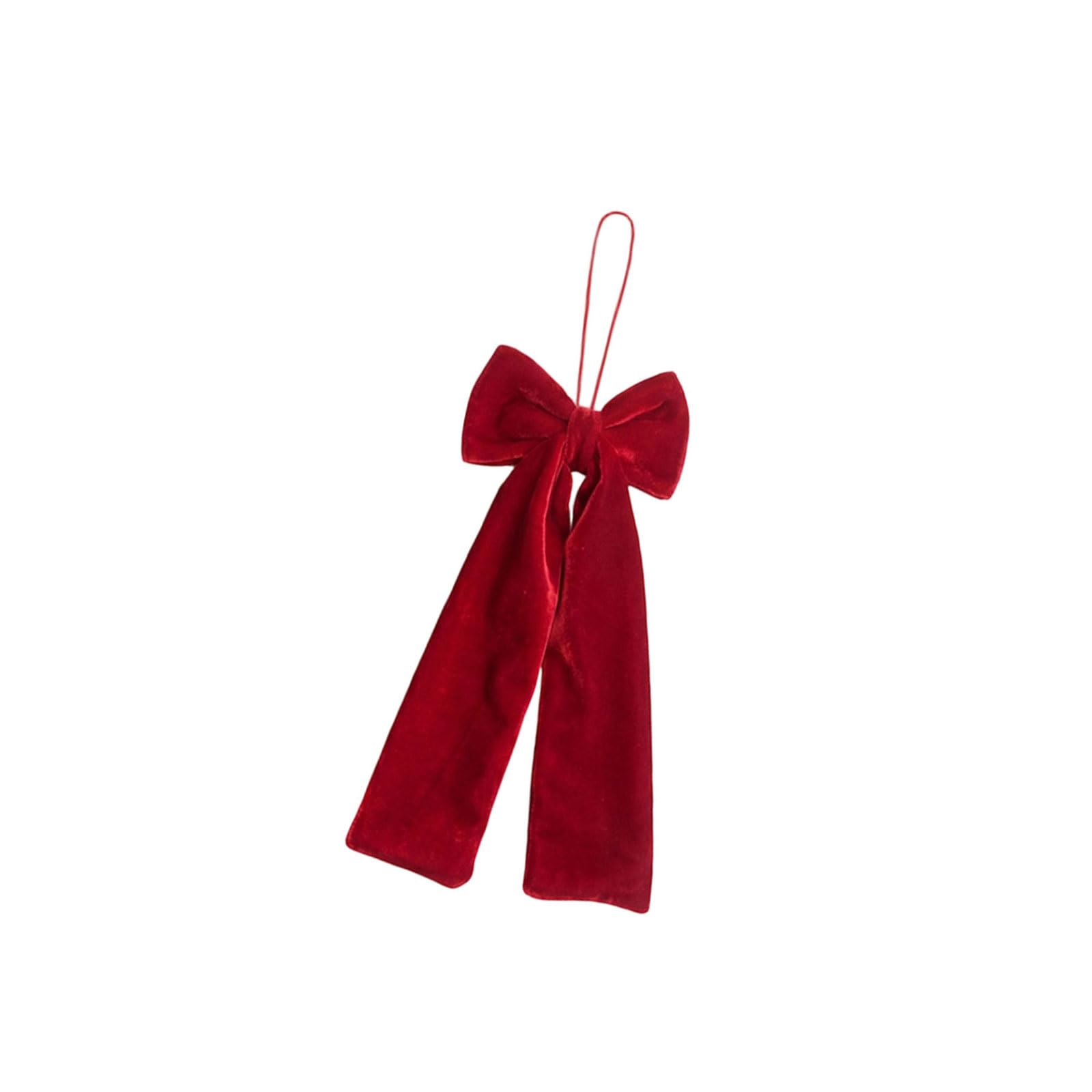 TFAOYS Luxurious Velvety Ribbon Bowknot Wrapping Bowknot for Christmas Wreaths and Festive Home Decor Wine Red Holiday