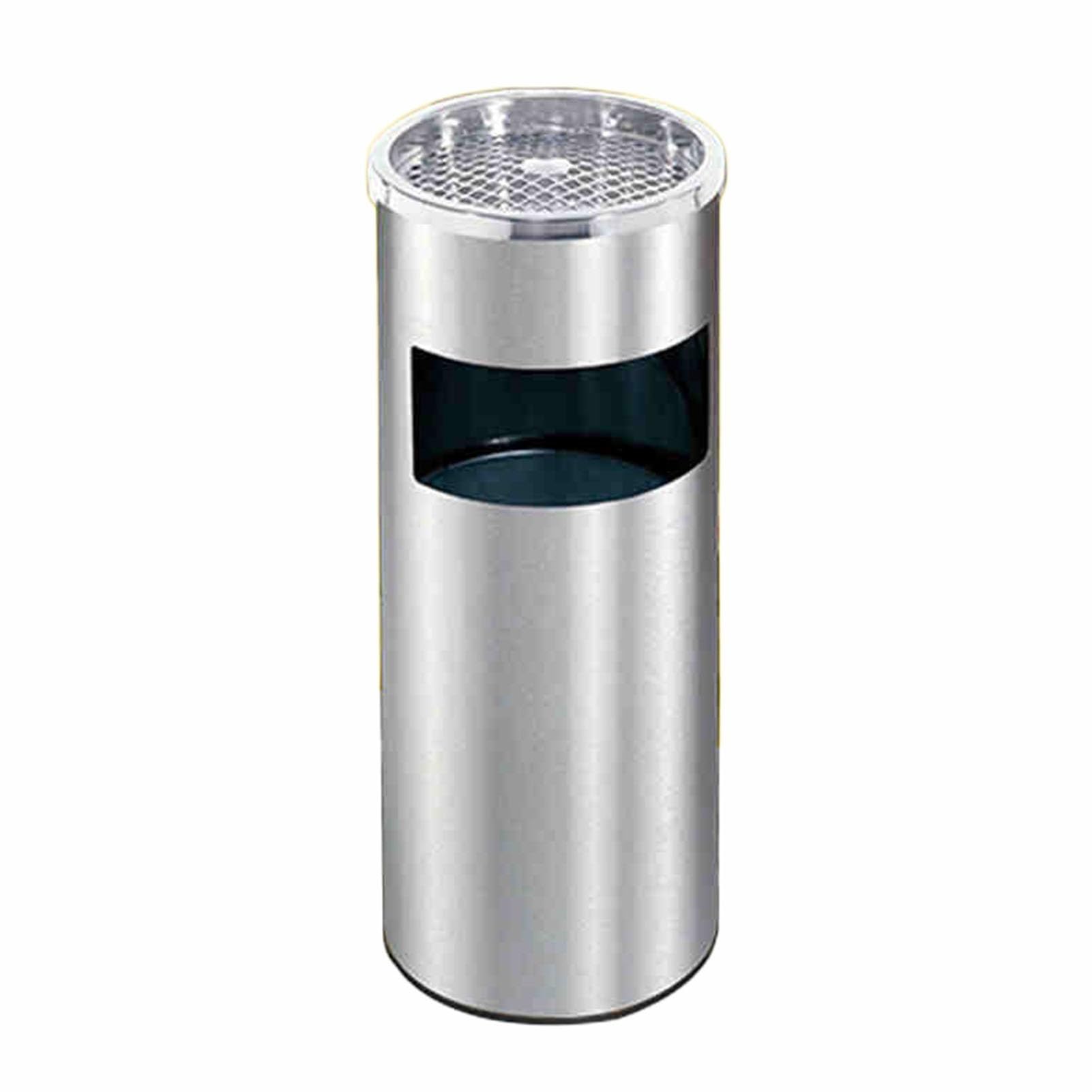 Pedestal para cigarrillos higiénico con malla de extinción para terrazas
