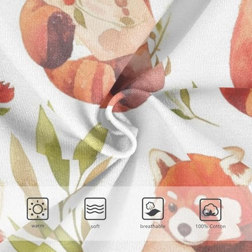 KLL Cute Red Panda Bamboo Toddler Boys' Soft Underwear Cute Children Undies3