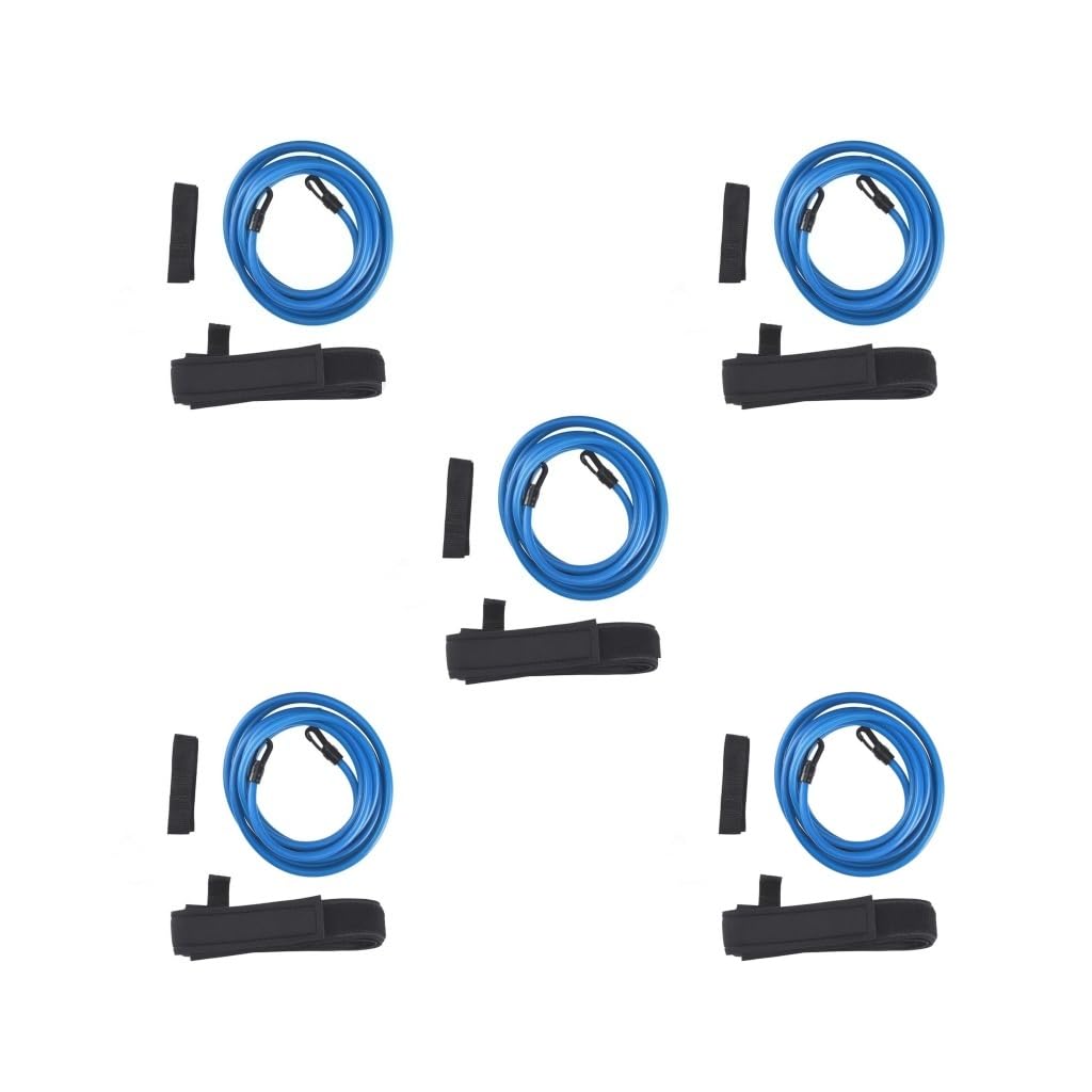 Ceinture de résistance pour entraînement de natation, exercice, gym, sports nautiques, professionnels, débutants, noir, 3 m