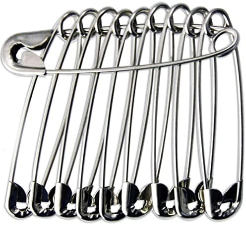 Miniatura 6 de Pasadores de seguridad de 1-116 pulgadas, 1000 pines de seguridad plateados para ropa, pasadores de seguridad a granel, pasadores resistentes a la