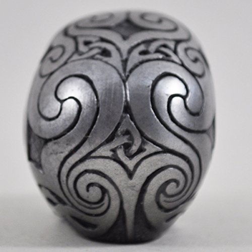 Celtic Skull Gun Metal Figurine Small H6cm