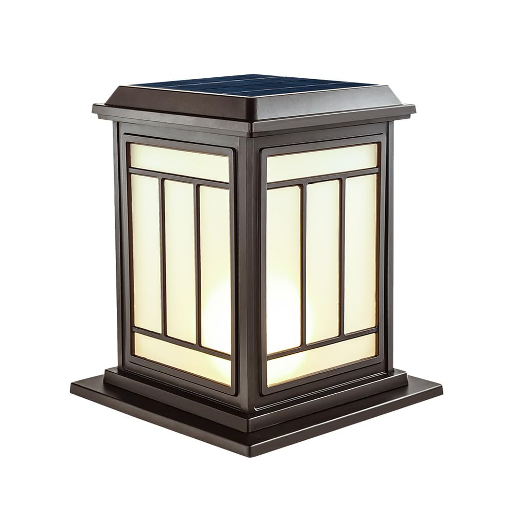 Zewnętrzna wodoodporna lampa uliczna do słupków ogrodzeniowych.