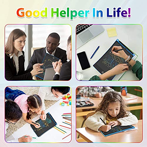 Image of SYGA LCD Writing Pad, 15 inch Kids Doodle & Scribble Boards Erasable Writing Tablet for Kids Adults, Red