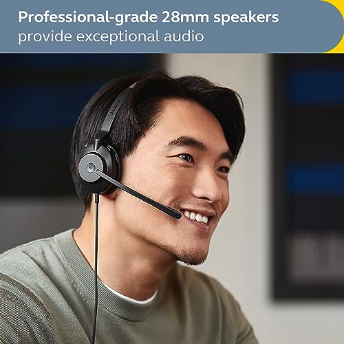 Image of Jabra Evolve2 30 Se On Ear Wired Stereo Noise-Cancelling Headset - Features 2-Microphone Call Technology And Usb-C Cable - Ms Teams Certified, Works With All Other Platforms - Black