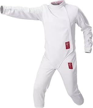 Fencing Clothing 3 Piece Set, 350N, Fencing Protective Clothing, Fencing Gear, Not for Competition Color Left hand, Size 54#