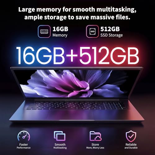 Image of 18.5 Inch Laptops, Core i9 CPU (Up to 4.8 GHz), 16GB RAM, 512GB SSD, WiFi-6