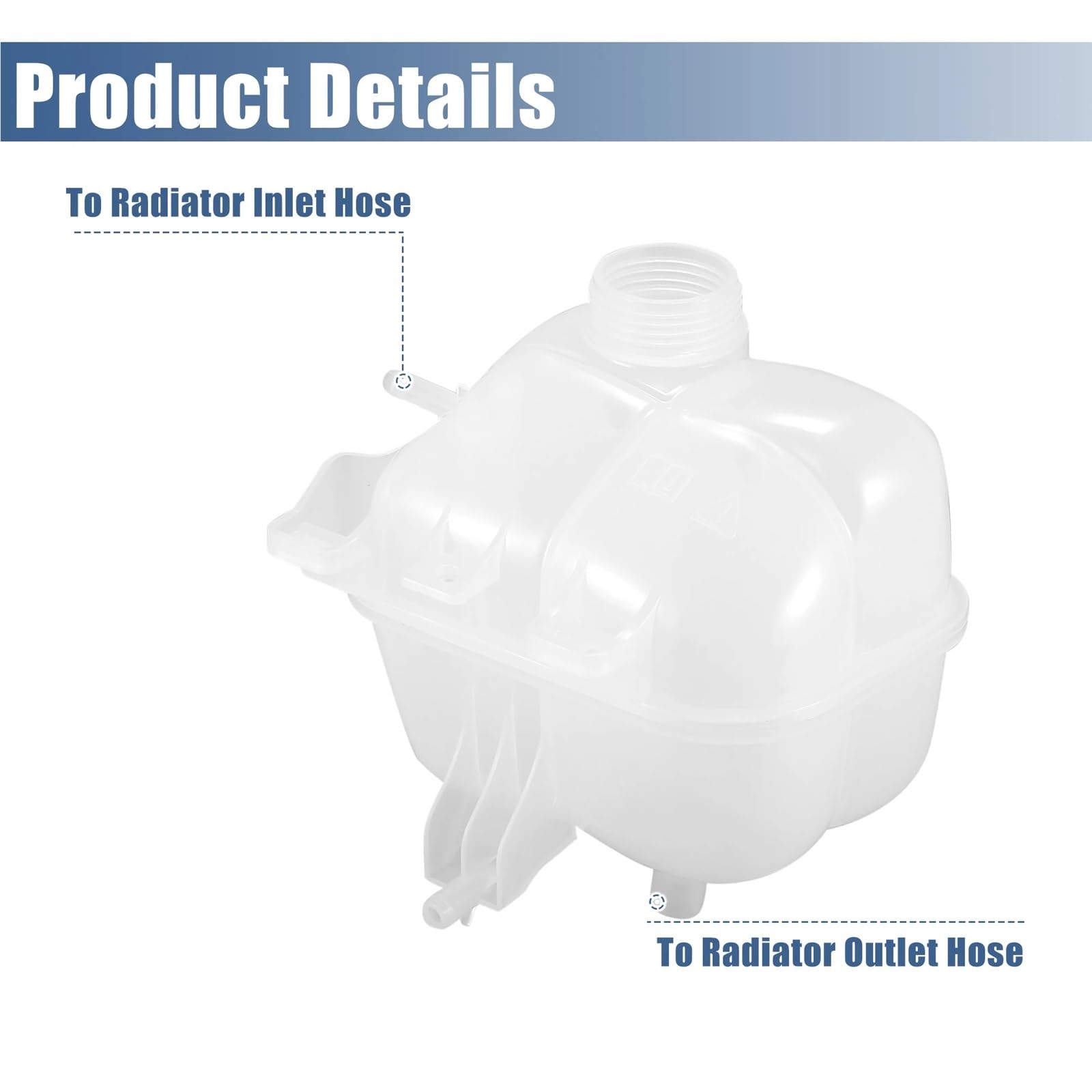 Depósito de expansión de refrigerante para coche 17137823626, compatible con Mini Cooper (2007-2015) Countryman (2011-2017) Paceman. depósito de tanque de expansión
