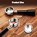 54mm Bottomless Portafilter Compatible with Breville BES870/ 878/880/ 840/500 - Premium 3-Ear Espresso Accessory for Home & Pro