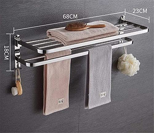 Rack de serviette multifonction LWX avec tablette de séchage plate - 6