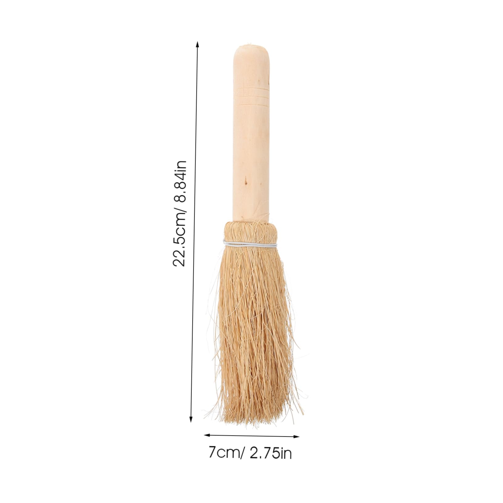 Cepillo para Fregar Platos De Palma De Limpiador De Ollas Y Wok Cepillo Beige De para Fregar Platos De Cerdas De Colores De Fibra De 2 Piezas x 4