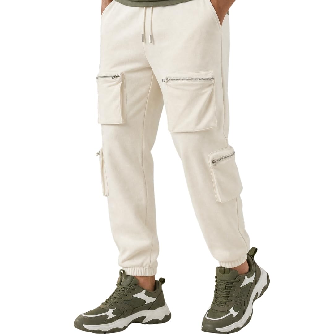 nobero Men's Mid Rise Loose Sweatpants-picture-12