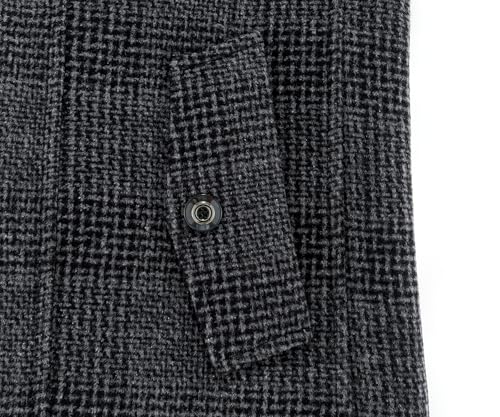 Image of APTRO Men's Pea Coat Wool Jacket Windbreaker Single Breasted Winter Coat