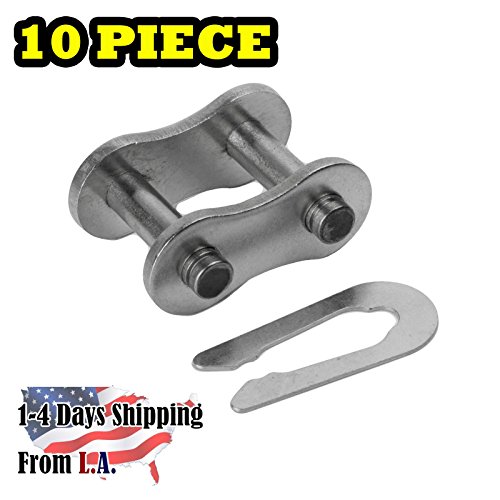 Jeremywell 60 Ss Stainless Steel Roller Chain Connecting Link (10Pcs) #TOP1