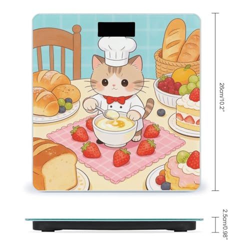 Báscula digital Gourmand Smart para baño con vidrio templado miniatura 2
