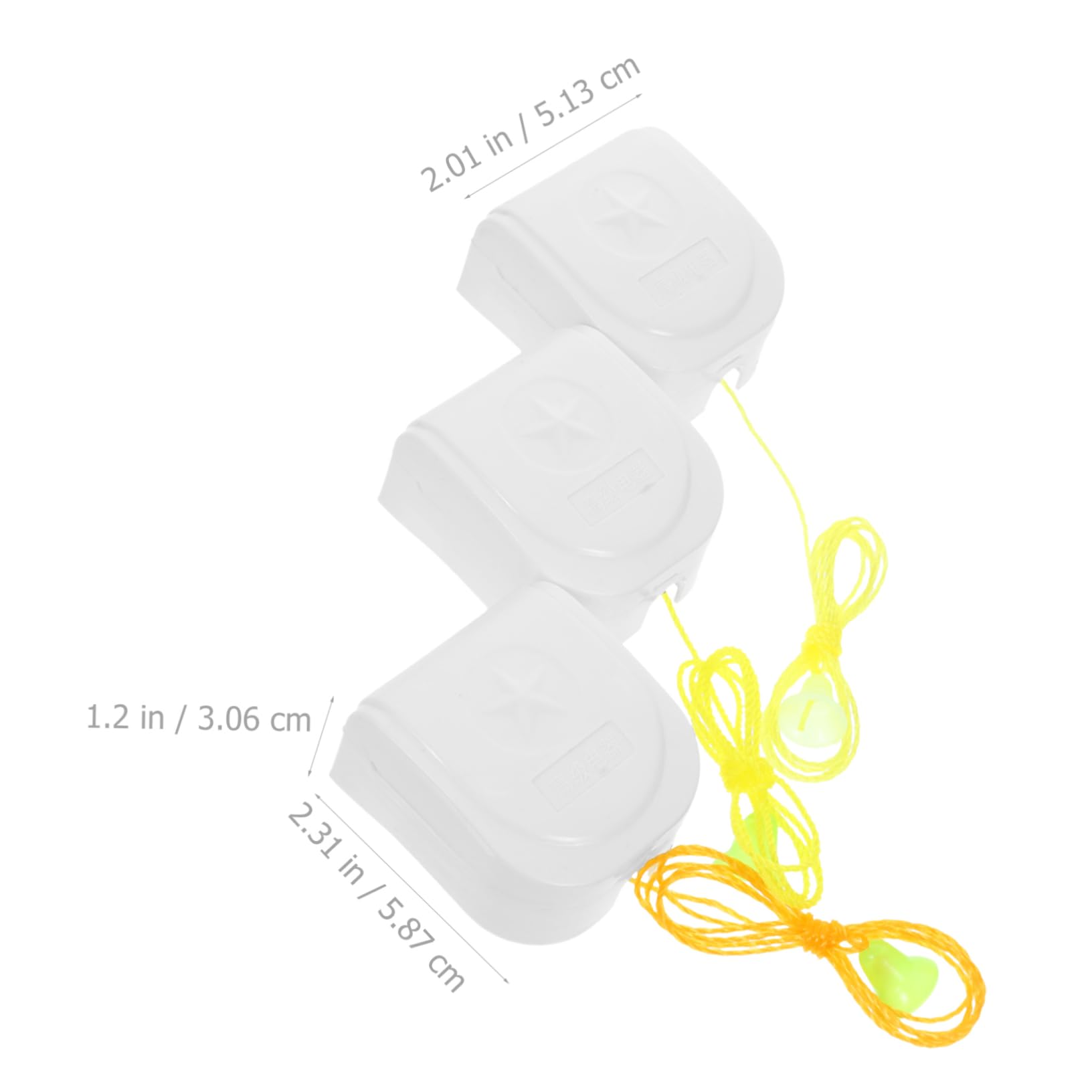 LALAFINA 5 Pack Plastic Pull Switch for Ceiling Fan Modern Light Pull Chain Ceiling Fan Light Decorative Home Accessory Random Color