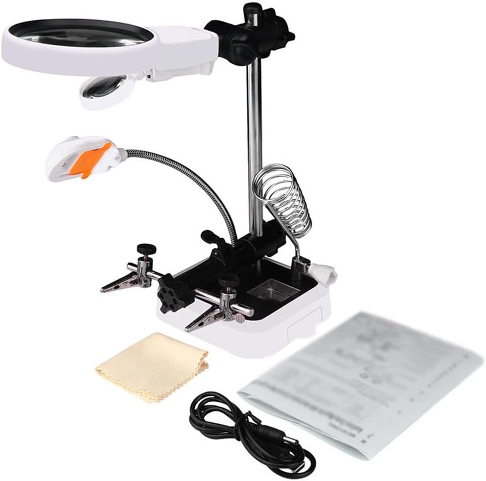 Circuit Board Welding Mobile Phone Electronic Instrument Maintenance Auxiliary Clamp Magnifying Glass