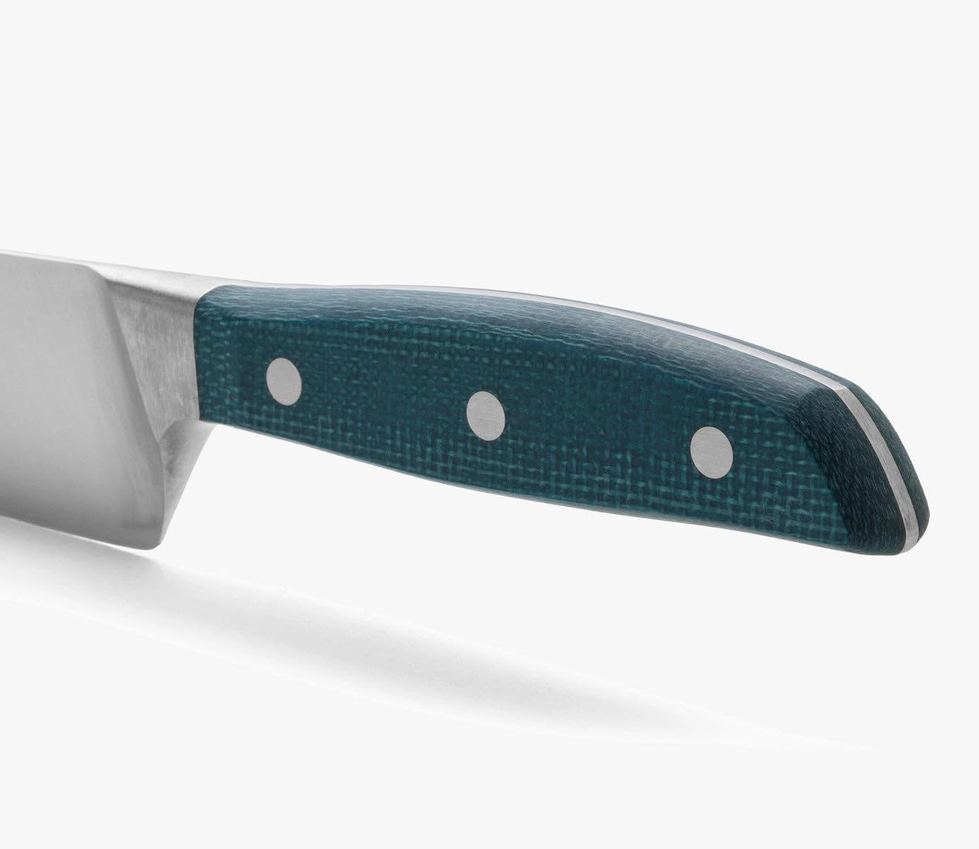 Arcos Serie Brooklyn, Coltello da Chef Coltello da Cucina, Acciaio Inossidabile Forgiato NITRUM 210 mm, Manico Micarta, Colore Blu (Filo Seta)