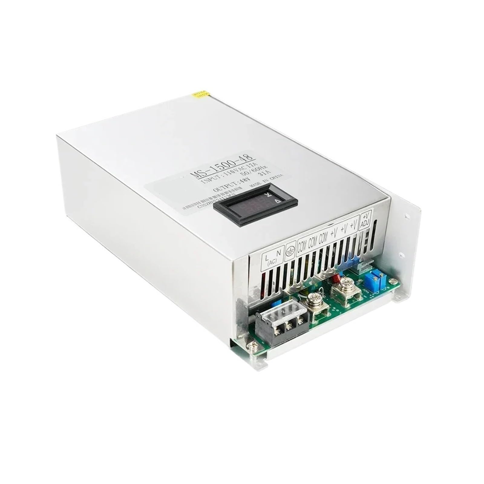 Alimentation réglable 1500W transformateur 110V 220V AC vers DC 0-72V