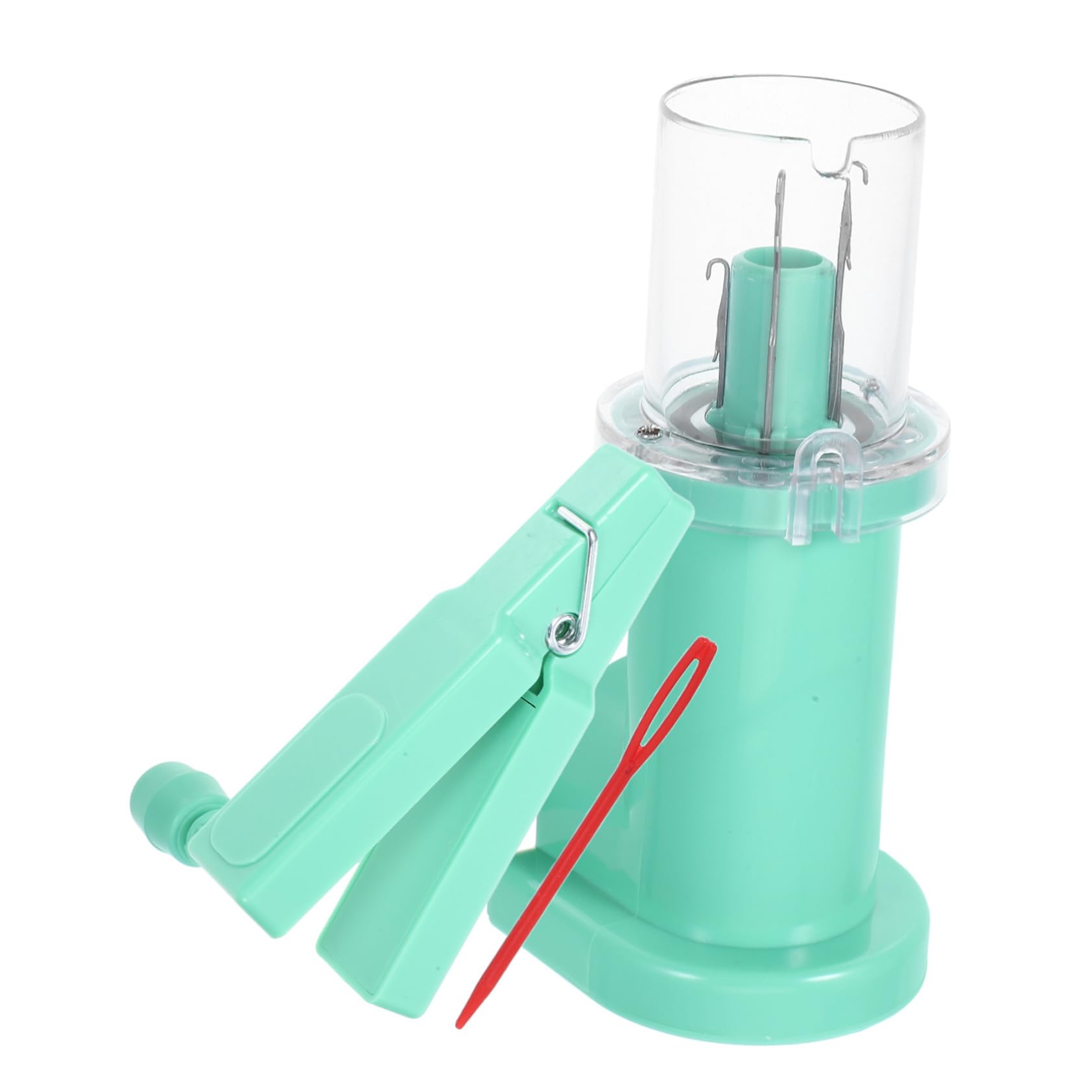 KONTONTY DIY Hand Knitting Machine Yarn Winder Yarn Spool Knitter Manual Cord Maker for Home Craft Projects