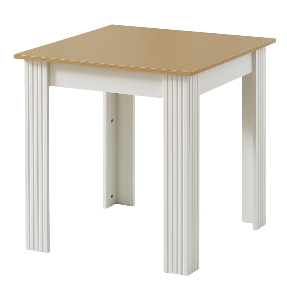 Rainbow Tree 75cm Square Dining Tables for 2-4 Small Space, Wooden Kitchen Table for Dining Room, Kitchen, Modern Writing Table for Living Room, Cafe or Restraunt Home/Office