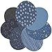Healifty 13Pcs Iron On Denim Patches Sewing Repair Patches Jeans Patch Iron on Inside for Clothing Jeans and DIY Repair(Random Colors)