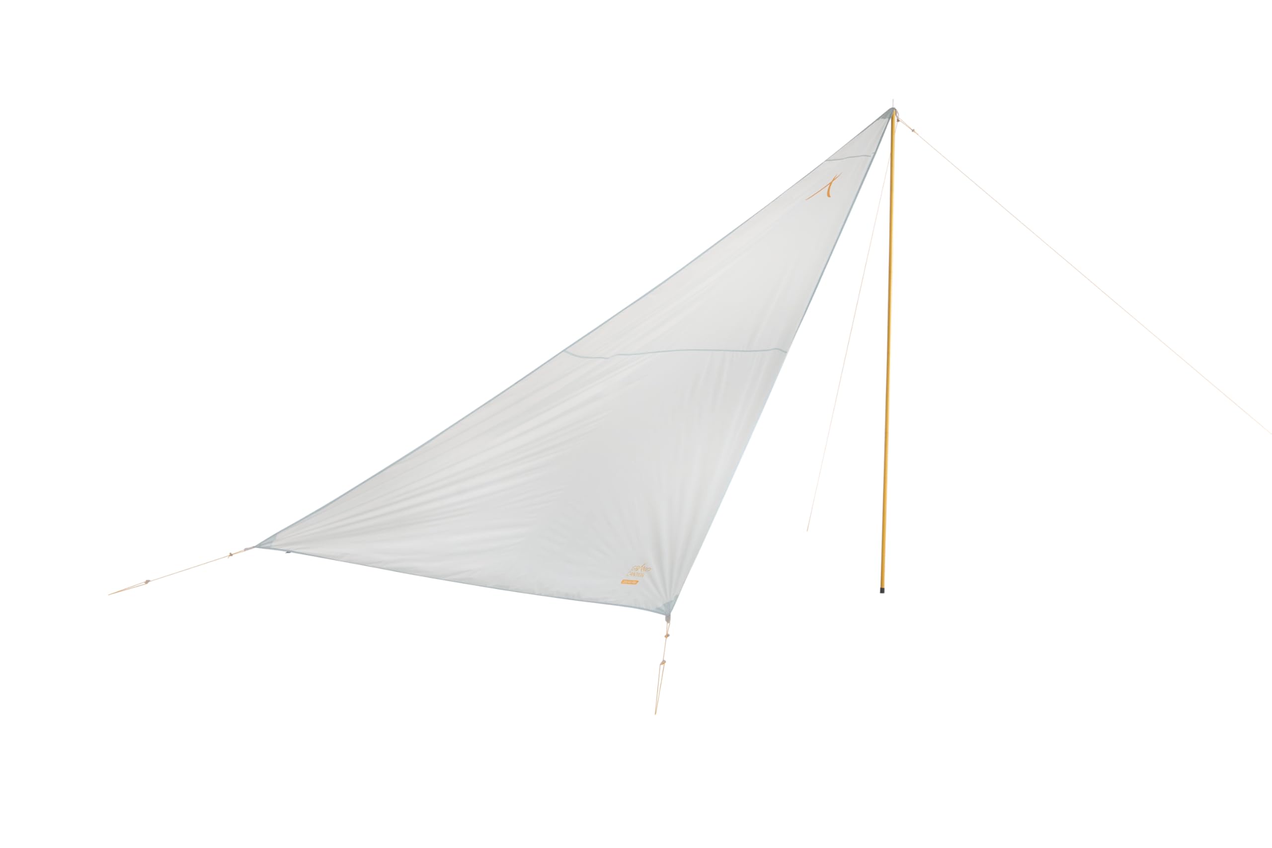 GRAND CANYON Zuni RAY PRO/Dreieck-Tarp 350×316 cm/Ultraleichtes Shelter für Zelt, Biwak & Outdoor/Inkl. Alu-Stange, Heringe & Abspannseile/Wasserdicht & UV 50+AG29