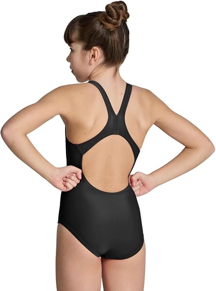 arena Dynamo Junior R Costume Intero Bambina, Costume da Bagno Sportivo in Tessuto arena MaxFit Eco Resistente al Cloro e al Sale con Protezione UV UPF 50+ - 2