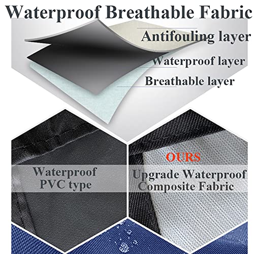 Obekann 2 Pack Kitchen Apron For Women With Hand Wipe Pockets, Unisex Cooking Chef Apron Waterproof Hand-Wiping, Aprons For Cooking Painting Housework Best Gift For Housewarming Holidays #TOP3