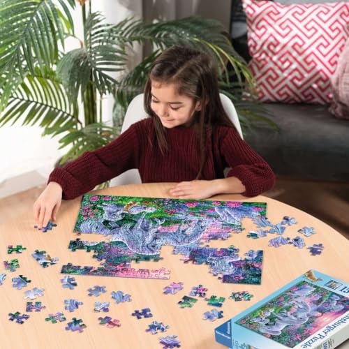 Ravensburger Unicorns en Resplandor del Atardecer - Rompecabezas de 150 Piezas para Niños miniatura 4