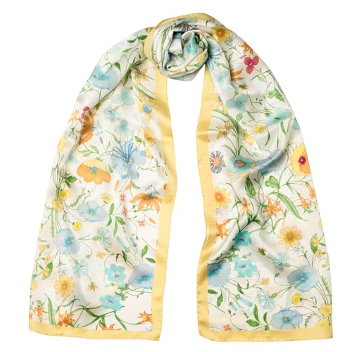 Elizabetta Women's 100% Silk Fashion Long Scarves - Made in Italy