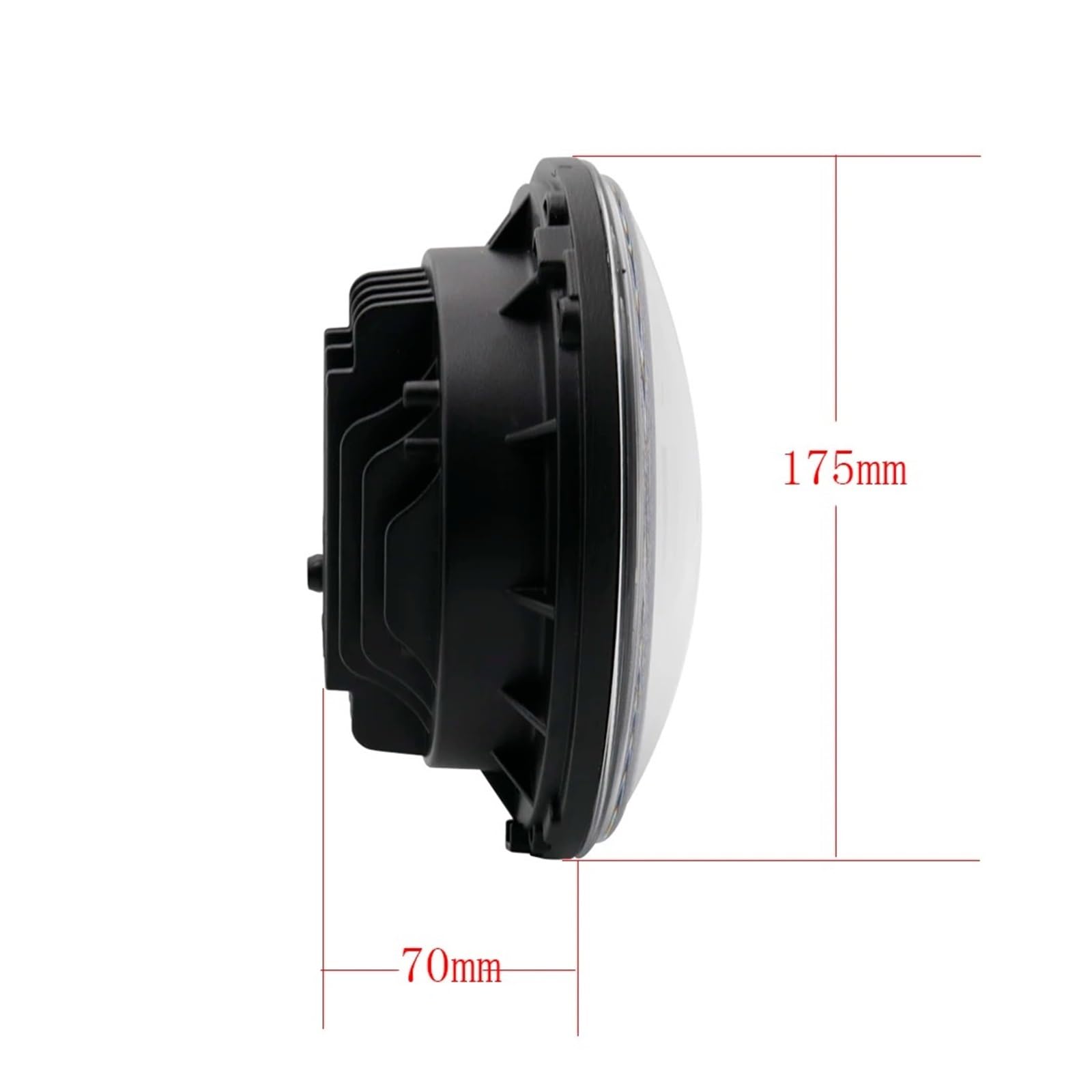 Faretti Moto Faro Principale Per Auto Moto Da 7 "per Fari Pollici Angel Eyes Per Suzuki Per Samurai