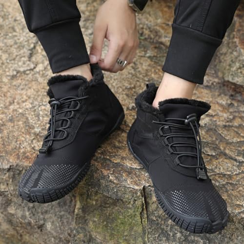 Winter PeakFootwear for Women Men Neuropathy, Hike Barefoot Footwear Men, Non-Slip & Waterproof Barefoot Boots Walking4