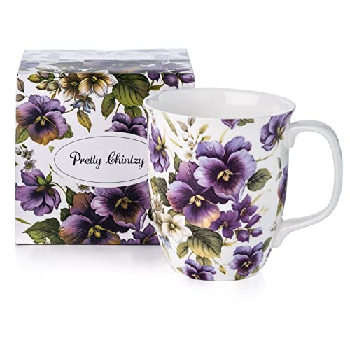 Taza McIntosh Chintz Purple Pansies 375 ml miniatura 1