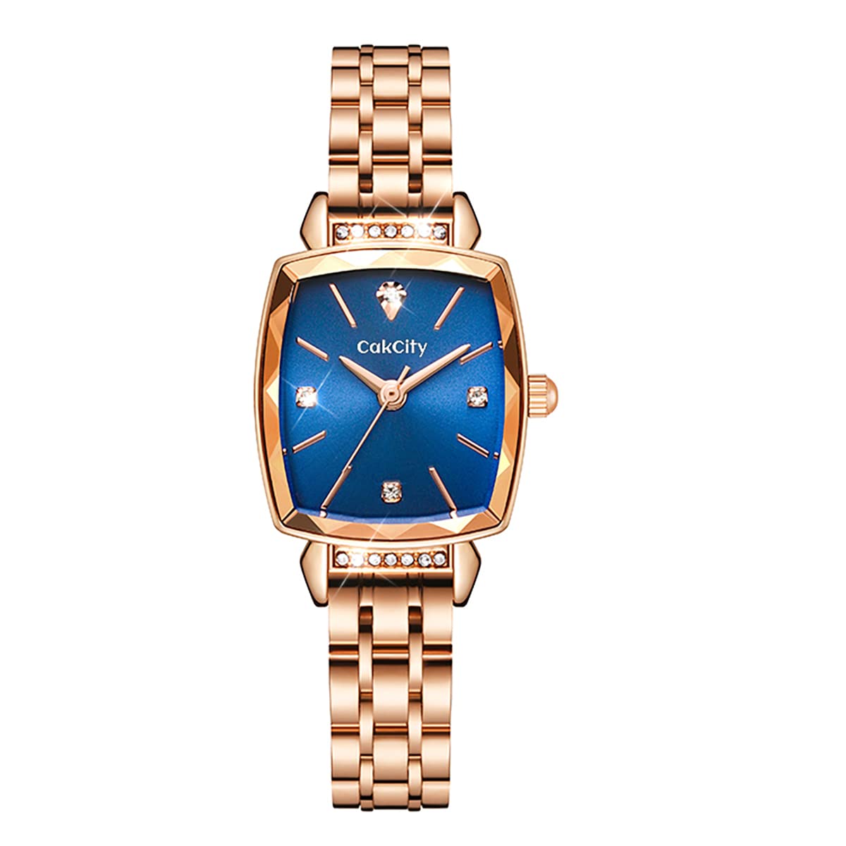 CakCity Womens Square Watch, Classic Small Wrist Ladies Watch, Luxury Diamond Japanese Quartz Watch for Women,Stainless Steel Casual Dress Watch Reloj para Mujer Relogio Feminino (B09XTZ1C33) Amazon Price History, Amazon Price Tracker