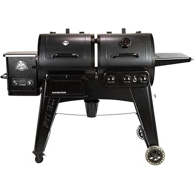 PIT BOSS Navigator Series Combo Grill - Wood Pellet & Propane - 1084 sq. in. - Black