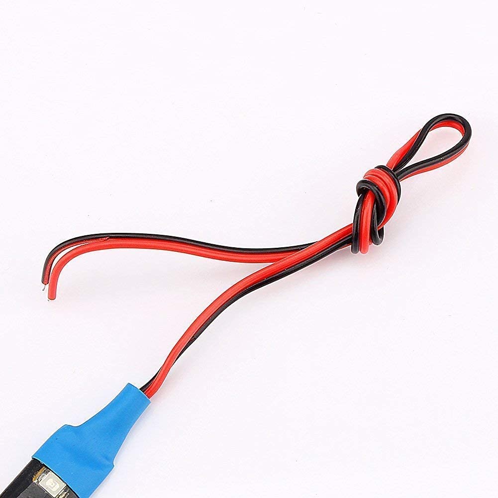 Yosoo 15-LED-Lichtstreifen für Fahrzeuge, biegsam, wasserdicht, dekorativ, hellblau, 30 cm (4 Stück)