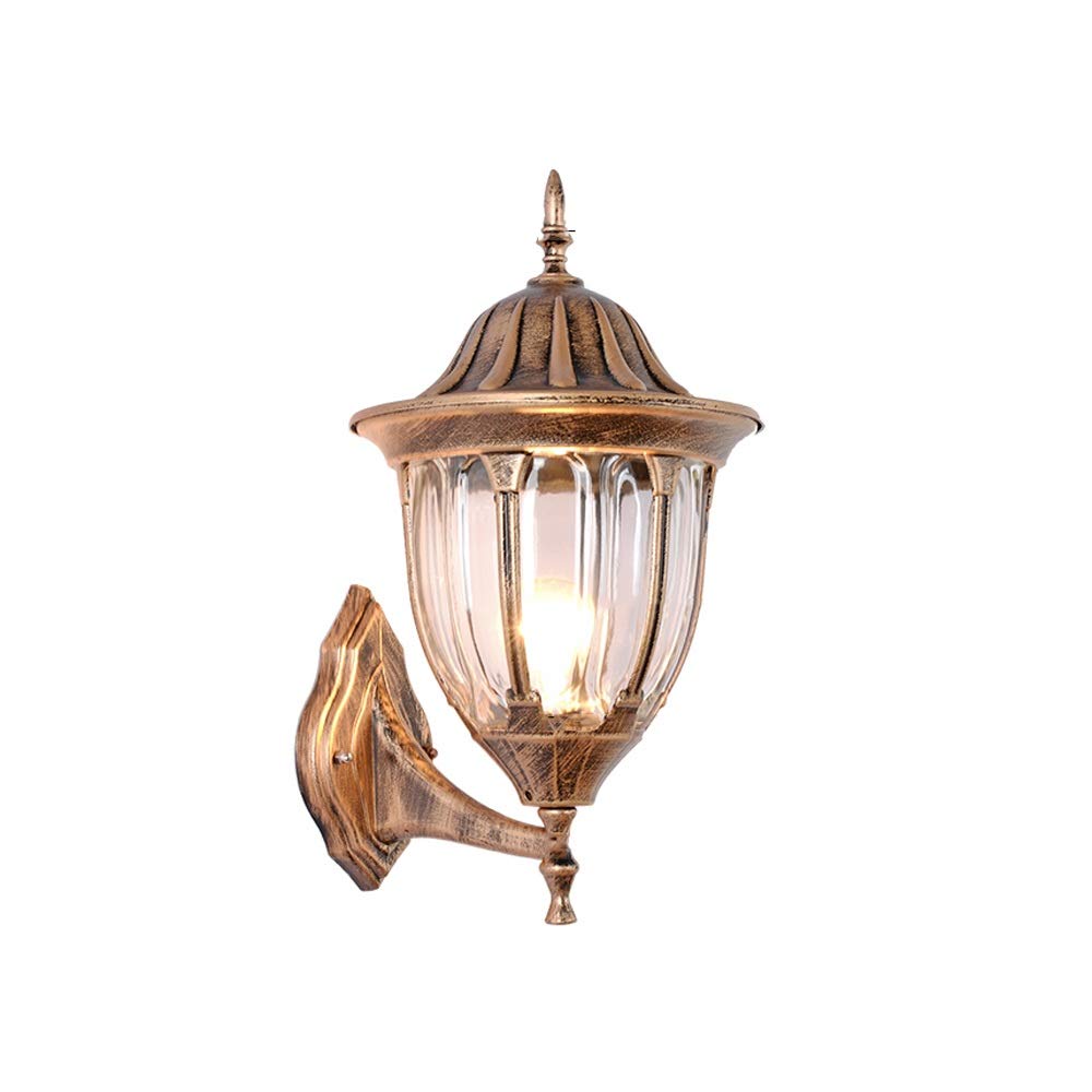 Lumière murale lanterne en verre extérieure étanche IP55 pour terrasse et foyer