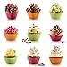 Produktbild Neutral 12Pcs / Set Silikon Kuchen Formen Runde Geformte Muffin Cupcake Cup Küche Kochen Backgeschirr Konditor Backwerkzeuge Partyzubehör