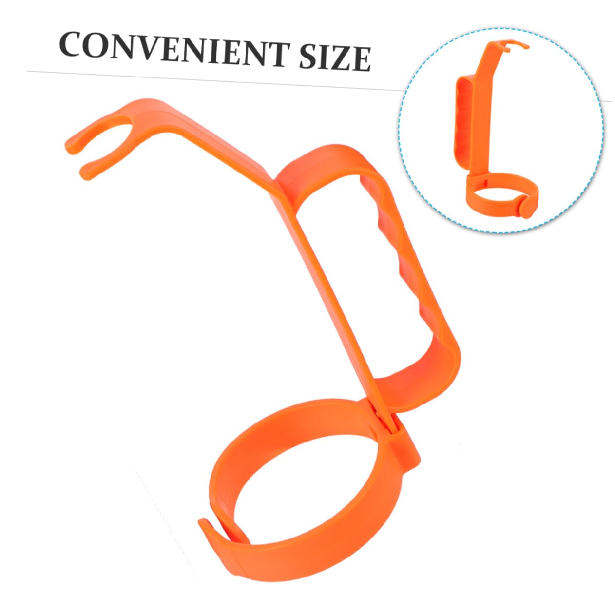 OSOLADY Poignée ergonomique pour grande bouteille de boisson - Orange - Poignée de transport pour grandes bouteilles OSOLADY Poignée ergonomique pour grande bouteille de boisson - Orange - Poignée de transport pour grandes bouteilles