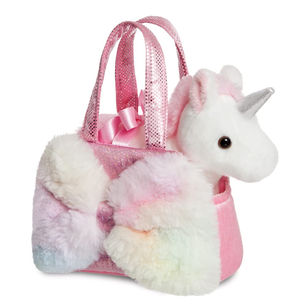 AURORA, Fancy PAL Unicornio Pastel Big Bow, Juguete de Peluche, Multicolor 61435