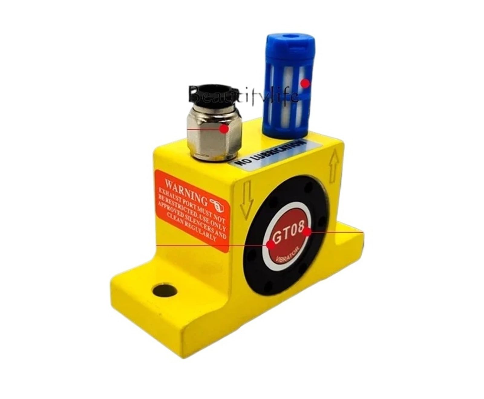 Jwseo K13 B Turbine Pneumatic Vibrators Gt8 Gt10 16 20 25 48 Oscillating Silo Hammer(K13)