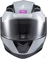 Kit Capacete Texx Gladiator V3 Makan Cinza Com Rosas E Luvas Pista V2 Azul 6Xl 5Xl Segurança E Estilo Para Motociclistas