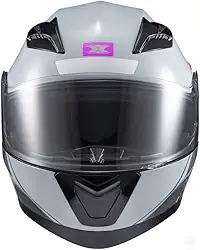 Kit Capacete Texx Gladiator V3 Makan Cinza Com Rosas E Luvas Pista V2 Azul 6Xl 5Xl Segurança E Estilo Para Motociclistas