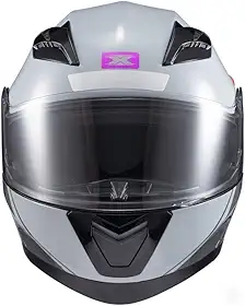 Kit Capacete Texx Gladiator V3 Makan Cinza Com Rosas E Luvas Pista V2 Azul 6Xl 5Xl Segurança E Estilo Para Motociclistas