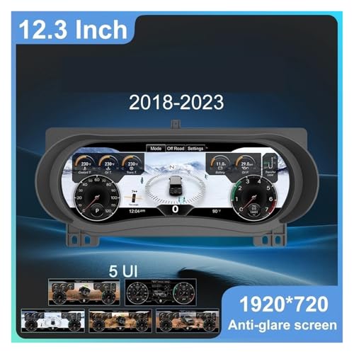Velocímetro digital para Jeep Gladiator pantalla LCD que elimina reflejos del sol 3