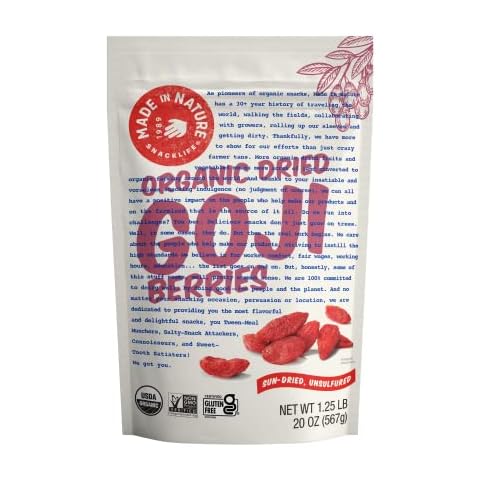 Made in Nature Organic Sun Dried Goji Berries Cover